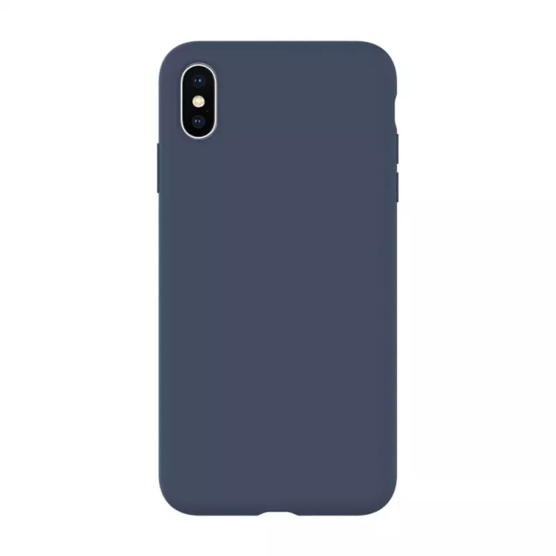 Evelatus Apple iPhone Xs Max Premium Soft Touch Θήκη Σιλικόνης Midnight Blue