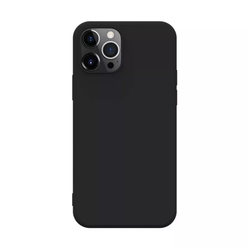 iLike Apple iPhone 12 Pro Max Nano Θήκη Σιλικόνης Μαύρο