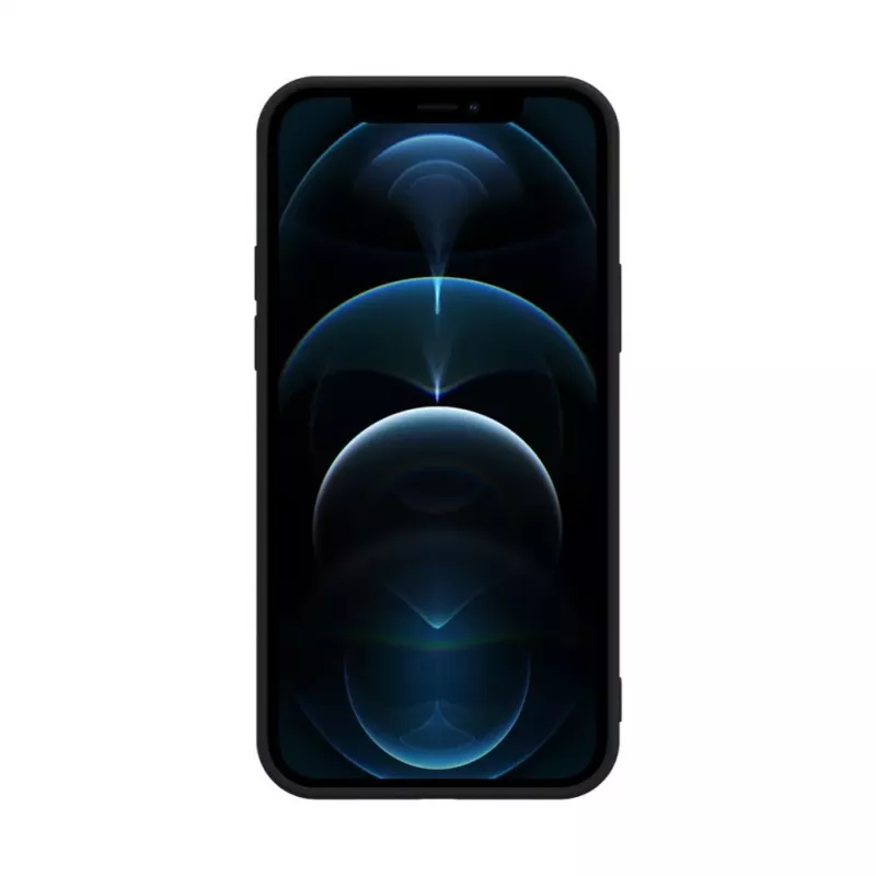 iLike Apple iPhone 12 Pro Max Nano Θήκη Σιλικόνης Μαύρο
