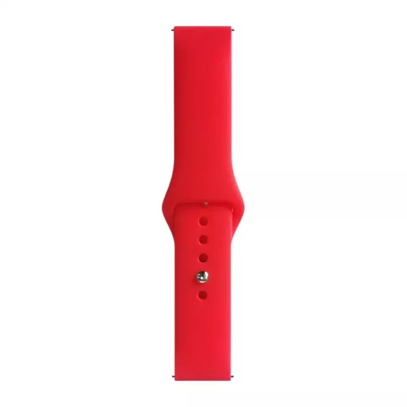 Evelatus 22mm Σιλικονούχο Loop Λουράκι (S/M 110mm) Κόκκινο
