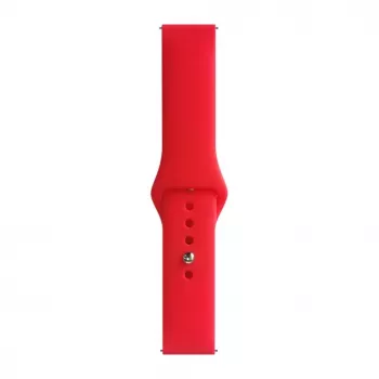 Evelatus 20mm Σιλικονούχο Loop Λουράκι Ρολογιού (S/M 110mm) Κόκκινο