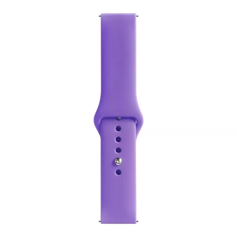 Evelatus 22mm Σιλικονούχο Loop Λουράκι Ρολογιού (S/M 110mm) Deep Purple