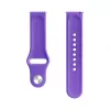 Evelatus 22mm Σιλικονούχο Loop Λουράκι Ρολογιού (S/M 110mm) Deep Purple