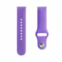 Evelatus 22mm Σιλικονούχο Loop Λουράκι Ρολογιού (S/M 110mm) Deep Purple