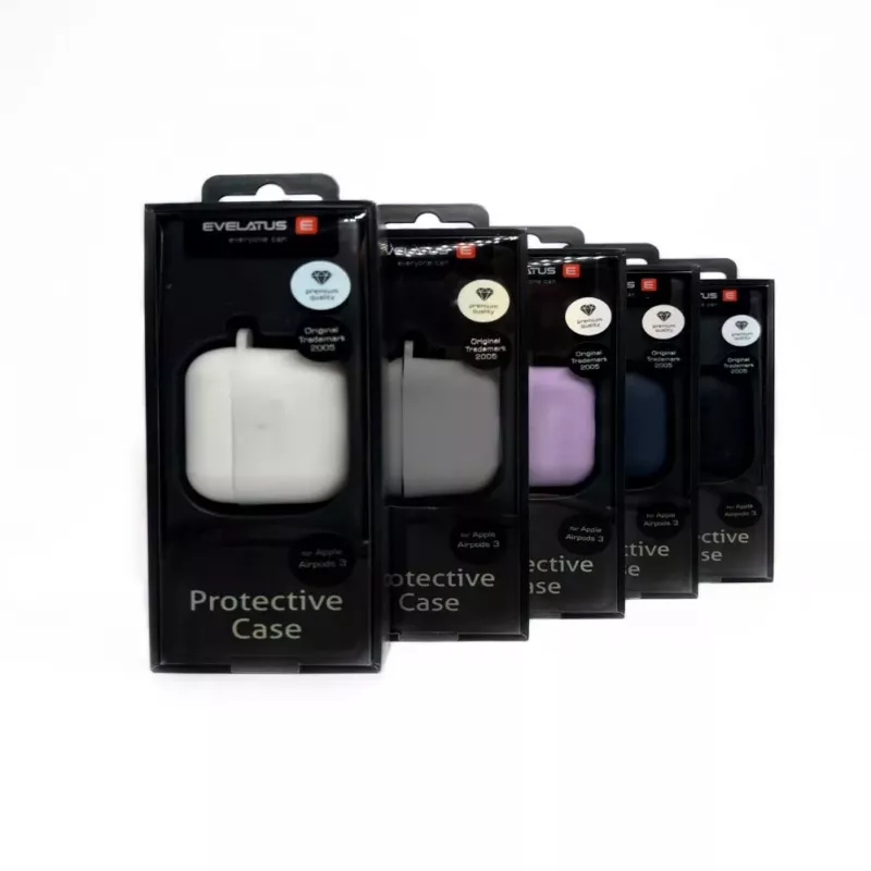 Evelatus Apple AirPods 3 Θήκη Σιλικόνης Λευκή