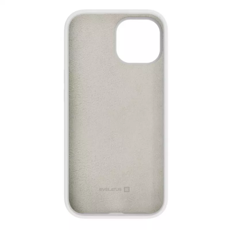 Evelatus Apple iPhone 15 Premium Soft Touch Θήκη Σιλικόνης Λευκό