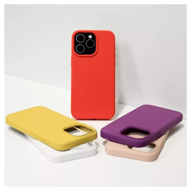 Evelatus Apple iPhone 15 Premium Soft Touch Θήκη Σιλικόνης Λευκό