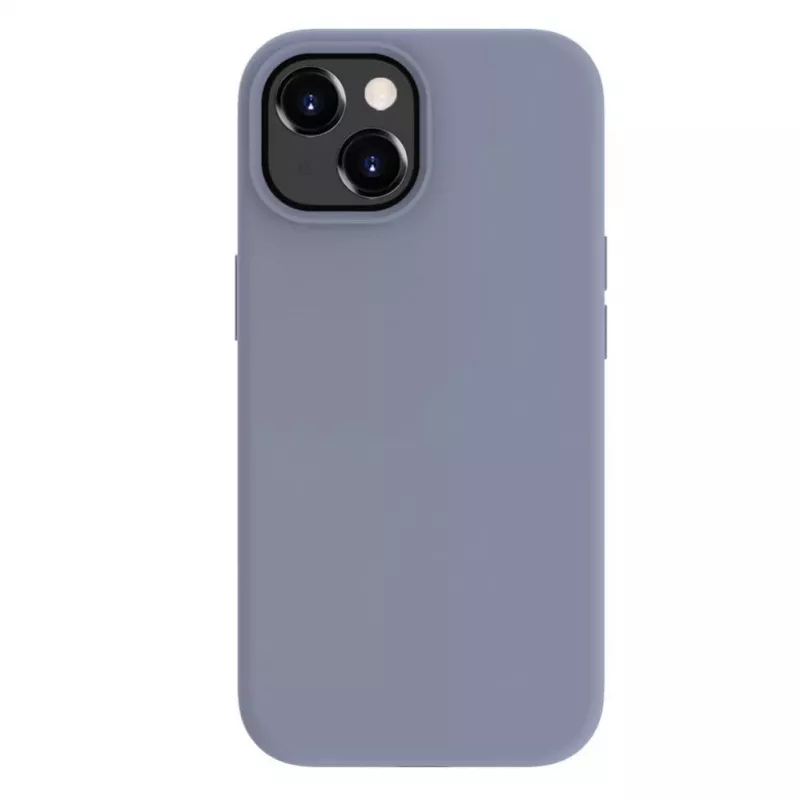 Evelatus Apple iPhone 15 Premium Soft Touch Θήκη Σιλικόνης Lavender Gray