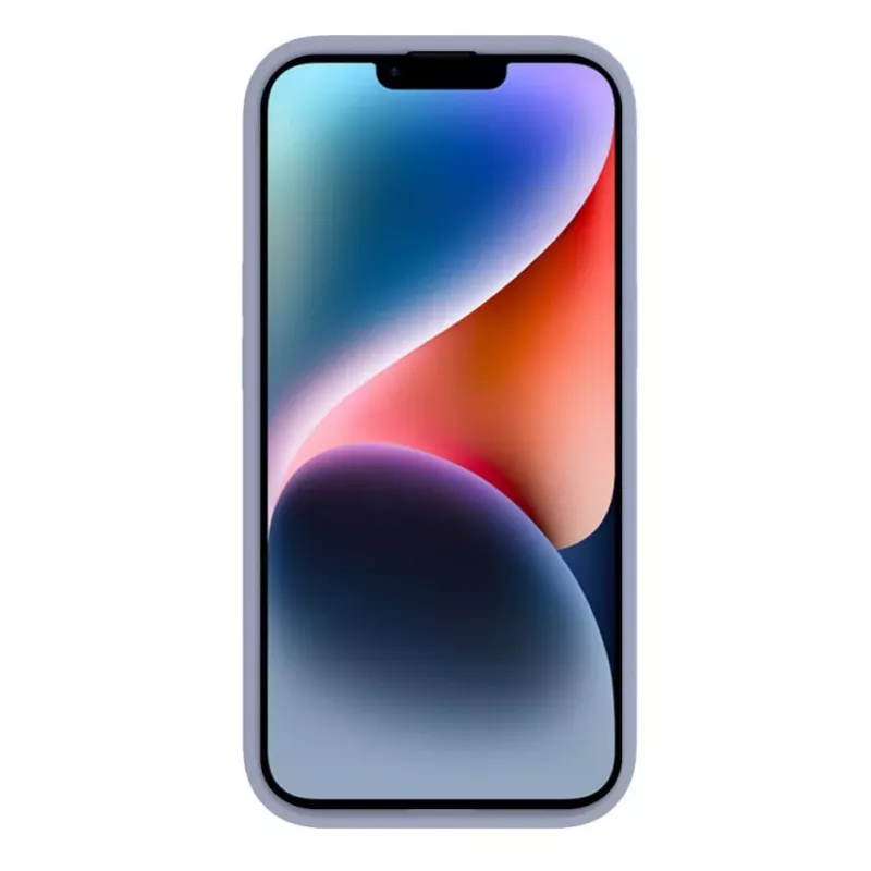 Evelatus Apple iPhone 15 Premium Soft Touch Θήκη Σιλικόνης Lavender Gray
