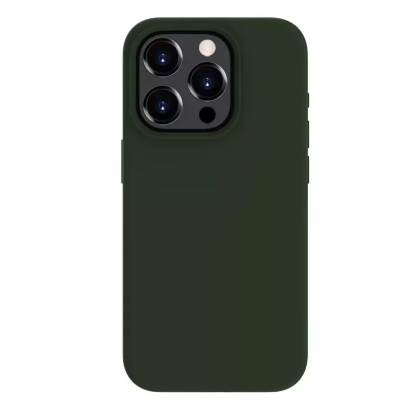 Evelatus Apple iPhone 15 Pro Premium Soft Touch Θήκη Σιλικόνης Dark Olive