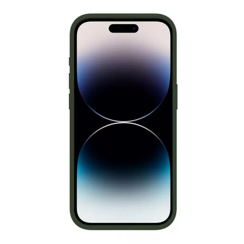 Evelatus Apple iPhone 15 Pro Premium Soft Touch Θήκη Σιλικόνης Dark Olive