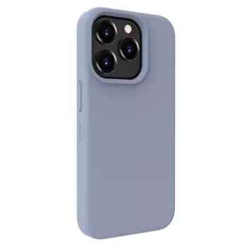Evelatus Apple iPhone 15 Pro Premium Soft Touch Θήκη Σιλικόνης Lavender Gray