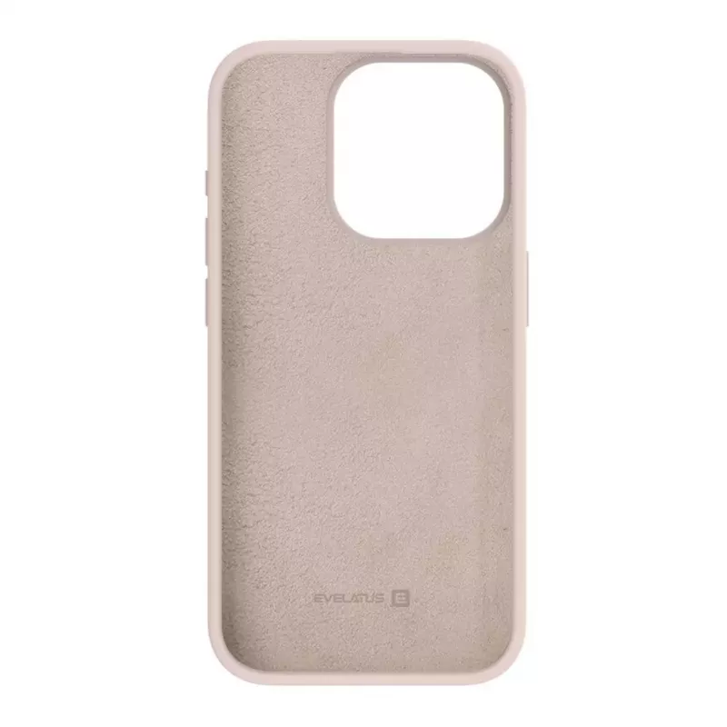 Evelatus Apple iPhone 15 Pro Premium Soft Touch Θήκη Σιλικόνης Pink Sand