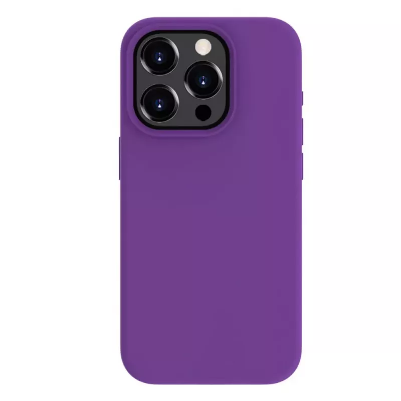 Evelatus Apple iPhone 15 Pro Max Premium Soft Touch Θήκη Σιλικόνης Deep Purple