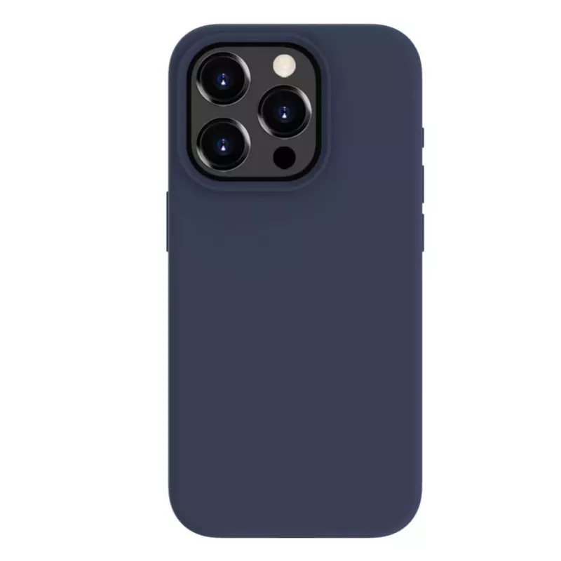 Evelatus Apple iPhone 15 Pro Max Premium Soft Touch Θήκη Σιλικόνης Midnight Blue