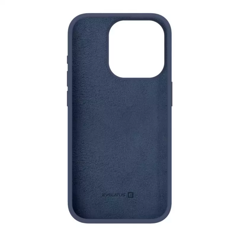 Evelatus Apple iPhone 15 Pro Max Premium Soft Touch Θήκη Σιλικόνης Midnight Blue