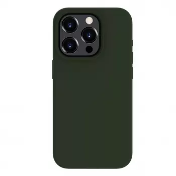 Evelatus Apple iPhone 15 Pro Max Premium Soft Touch Θήκη Σιλικόνης Dark Olive