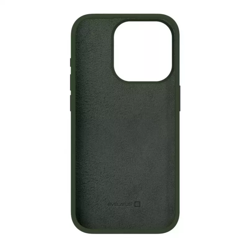 Evelatus Apple iPhone 15 Pro Max Premium Soft Touch Θήκη Σιλικόνης Dark Olive