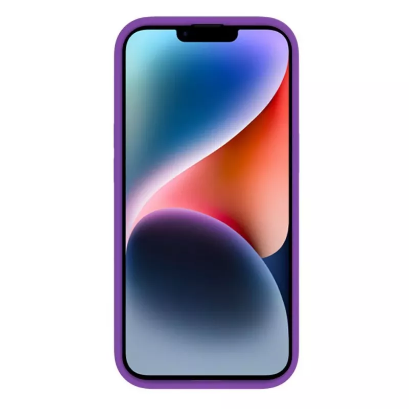 Evelatus Apple iPhone 15 Premium Magsafe Soft Touch Θήκη Σιλικόνης Deep Purple