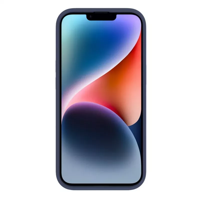 Evelatus Apple iPhone 15 Premium MagSafe Soft Touch Θήκη Σιλικόνης Midnight Blue