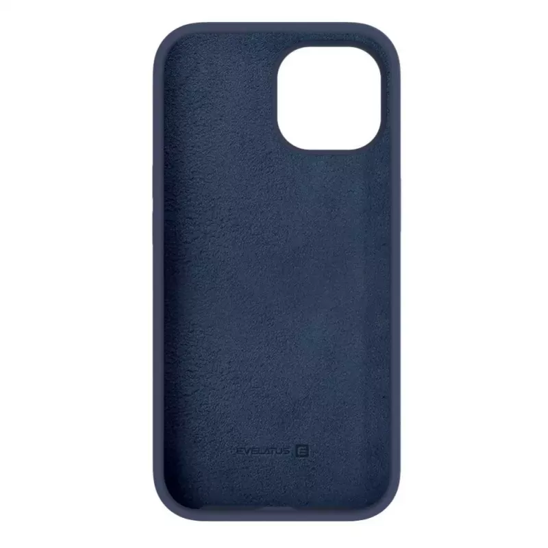 Evelatus Apple iPhone 15 Premium MagSafe Soft Touch Θήκη Σιλικόνης Midnight Blue