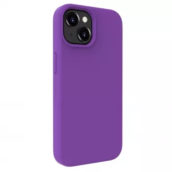 Evelatus Apple iPhone 15 Plus Premium MagSafe Soft Touch Θήκη Σιλικόνης Deep Purple