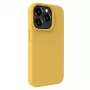 Evelatus Apple iPhone 15 Pro Premium MagSafe Soft Touch Θήκη Σιλικόνης Χρυσό