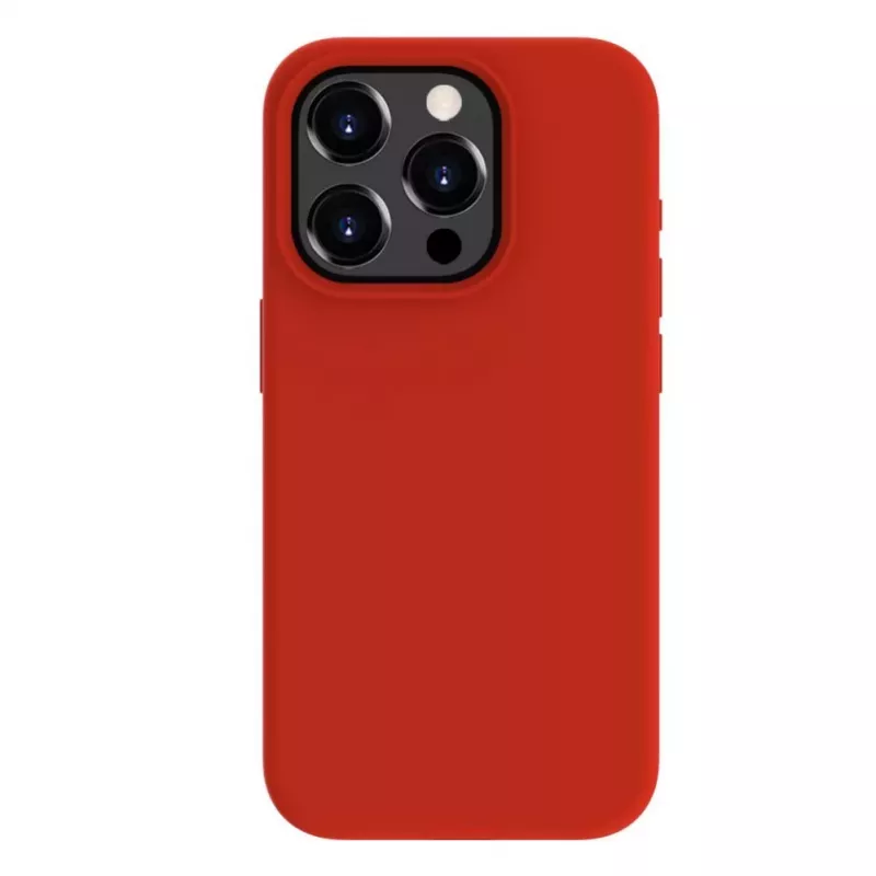 Evelatus Apple iPhone 15 Pro Premium Magsafe Soft Touch Θήκη Σιλικόνης Κόκκινο