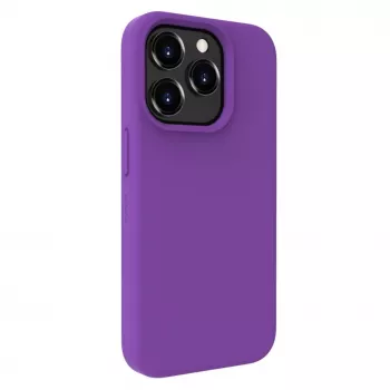 Evelatus Apple iPhone 15 Pro Max Premium MagSafe Soft Touch Θήκη Σιλικόνης Deep Purple