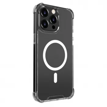 Evelatus Apple iPhone 15 Pro Max Ανθεκτική Θήκη με MagSafe Διάφανη