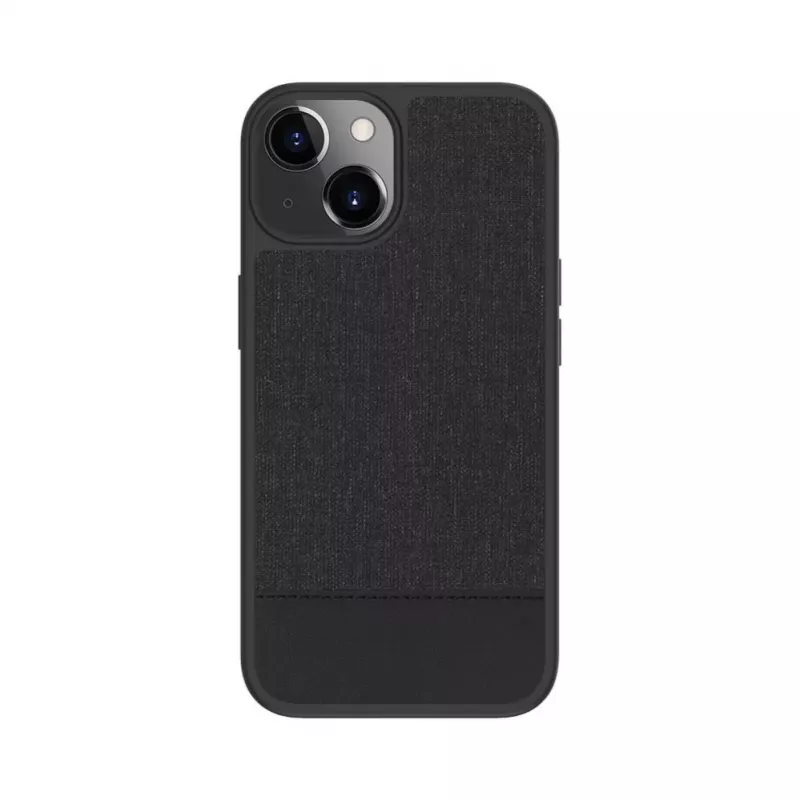 Evelatus Apple iPhone 15 Plus Πλαστική Δερμάτινη Θήκη Πλάτης MagSafe Μαύρο