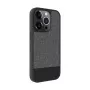 Evelatus Apple iPhone 15 Pro Πλαστική Δερμάτινη Θήκη Πλάτης MagSafe Γκρι