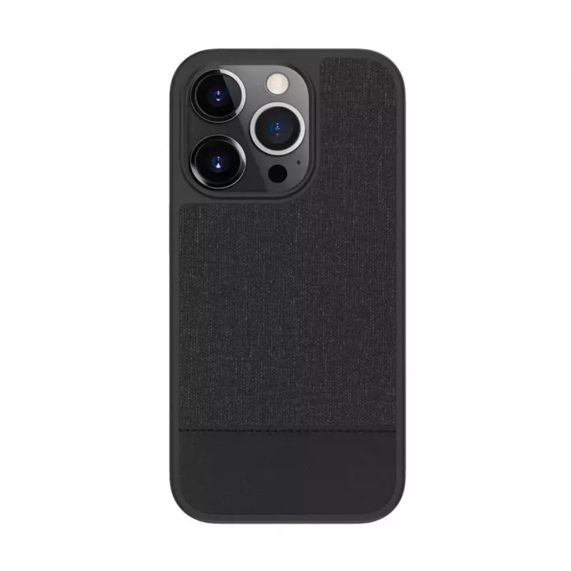 Evelatus Apple iPhone 15 Pro Max Πλαστική Δερμάτινη Θήκη Πλάτης MagSafe Μαύρο