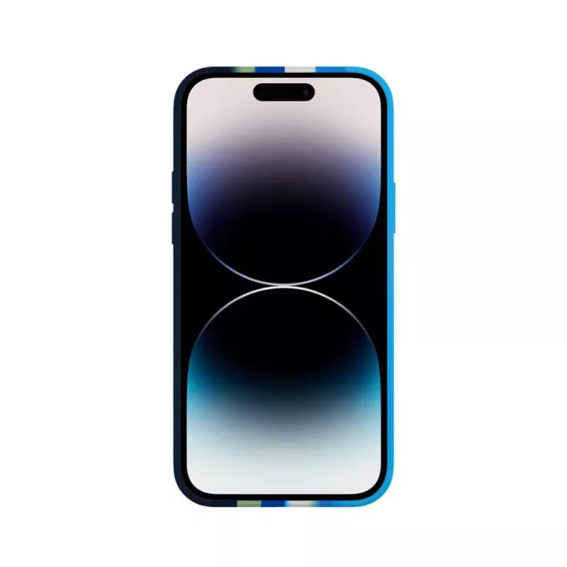 Evelatus Apple iPhone 15 Pro θήκη σιλικόνης πολύχρωμη μπλε