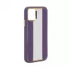 iLike Apple iPhone 11 θήκη δερμάτινη με διαμάντια μωβ