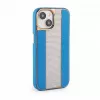 iLike Apple iPhone 15 θήκη δερμάτινη με διαμάντια μπλε