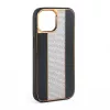 iLike Apple iPhone 15 Pro Max θήκη δερμάτινη με διαμάντια μαύρο