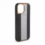 iLike Apple iPhone 15 Pro Max θήκη δερμάτινη με διαμάντια μαύρο