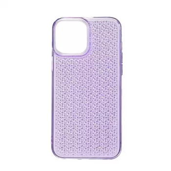 iLike Apple iPhone 14 θήκη σιλικόνης Shine διαφανές μωβ