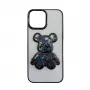 iLike Apple iPhone 14 θήκη σιλικόνης Print Desire Bear μαύρο