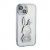 iLike Apple iPhone 13 θήκη σιλικόνης Print Desire Rabbit μπλε