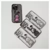 iLike Apple iPhone 14 Pro θήκη σιλικόνης Print Desire Rabbit μαύρο