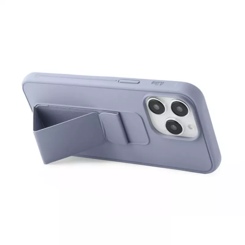 iLike Apple iPhone 15 Pro Θήκη Σιλικόνης με Βάση Μωβ