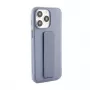 iLike Apple iPhone 15 Pro Θήκη Σιλικόνης με Βάση Μωβ