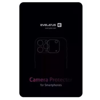 Evelatus Apple iPhone 15 Pro Max Πλήρης Προστασία Φακού Κάμερας Armor Διαφανές