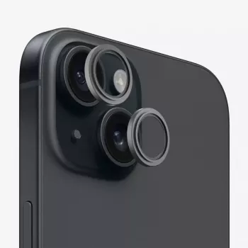 Evelatus Apple iPhone 15 Προστασία Φακού Κάμερας Armor Μαύρο