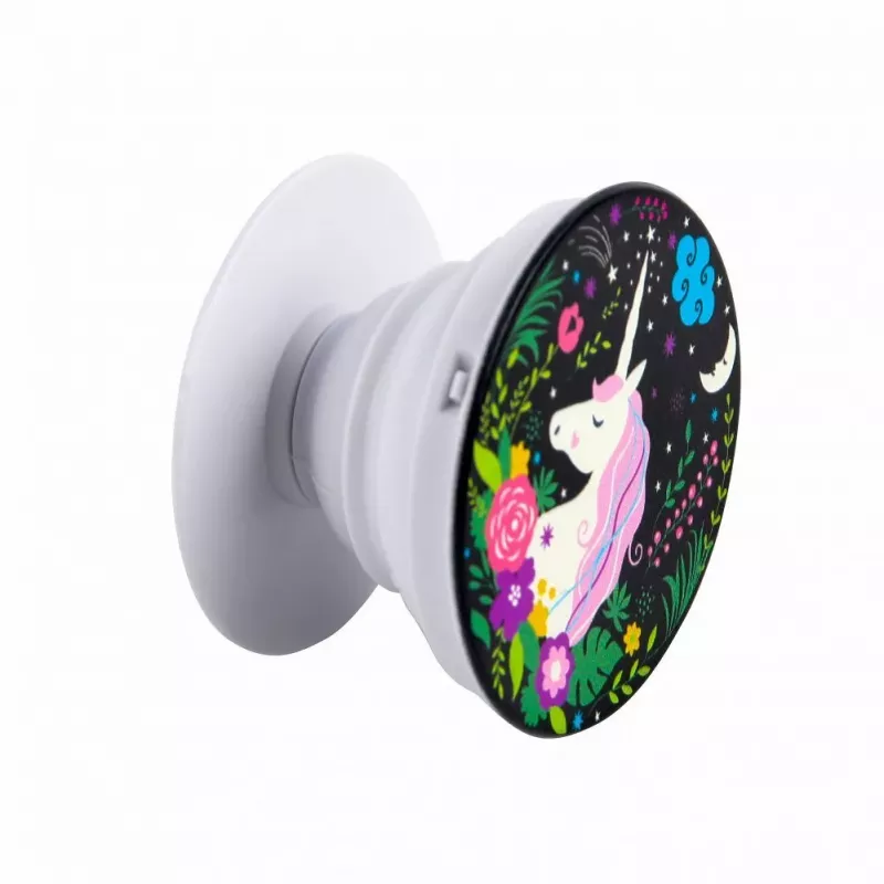 iLike Universal Pop Holder Unicorn Μαύρο