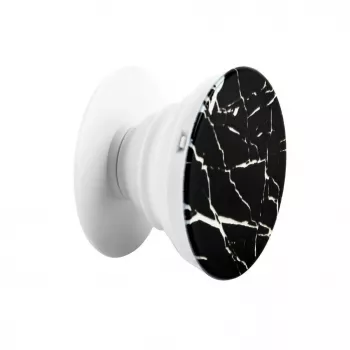 iLike Universal Pop Holder Marble Μαύρο