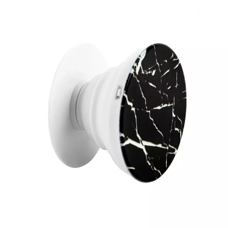 iLike Universal Pop Holder Marble Μαύρο