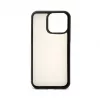 Evelatus Apple iPhone 14 Pro Δερμάτινη θήκη με σχέδιο φερμουάρ λουλούδι λευκό